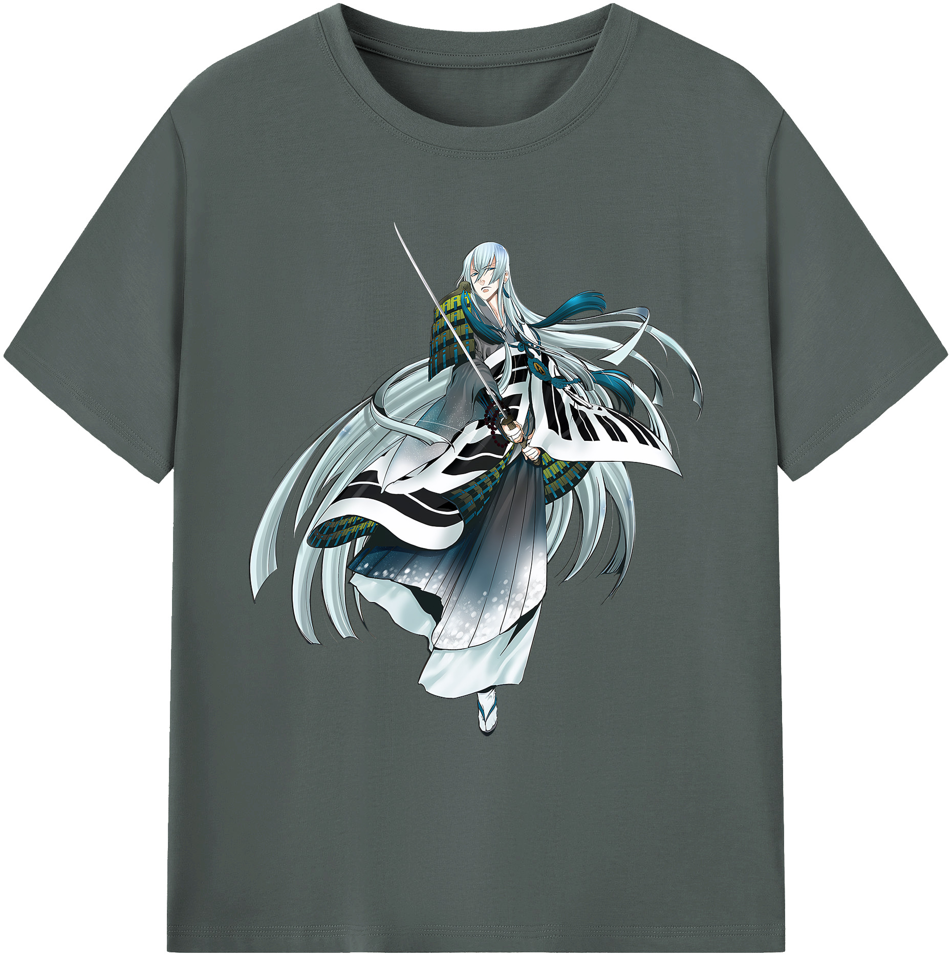 （画像用） 刀剣乱舞 Touken Ranbu 綿100％ メンズ半袖Tシャツ｜肌触りやわらか＆通気性